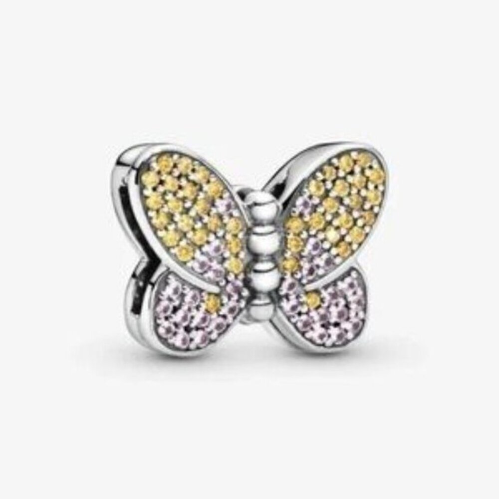 Pandora Reflexions Pav Butterfly Charm